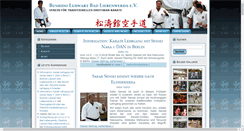 Desktop Screenshot of bushido-lubwart.de