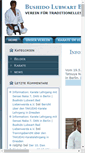 Mobile Screenshot of bushido-lubwart.de